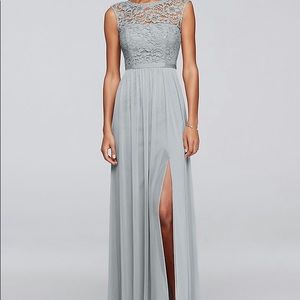 David’s bridal bridesmaid dress